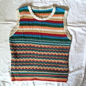 Rainbow Sweater Tank